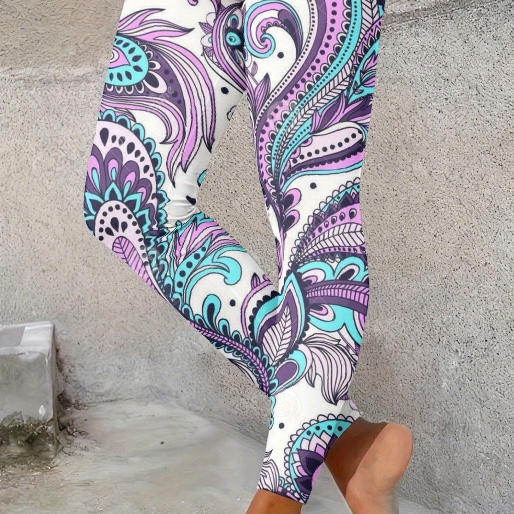 Women's Plus-Size High Waisted Leggings