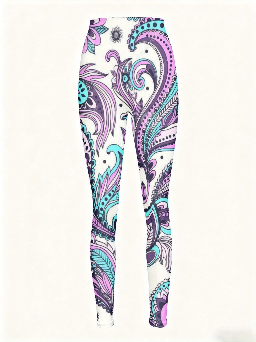 Women's Plus-Size High Waisted Leggings