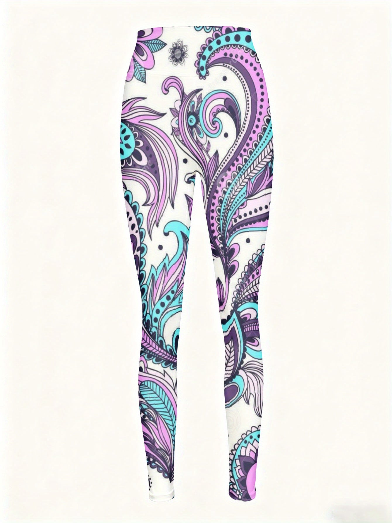 Women's Plus-Size High Waisted Leggings