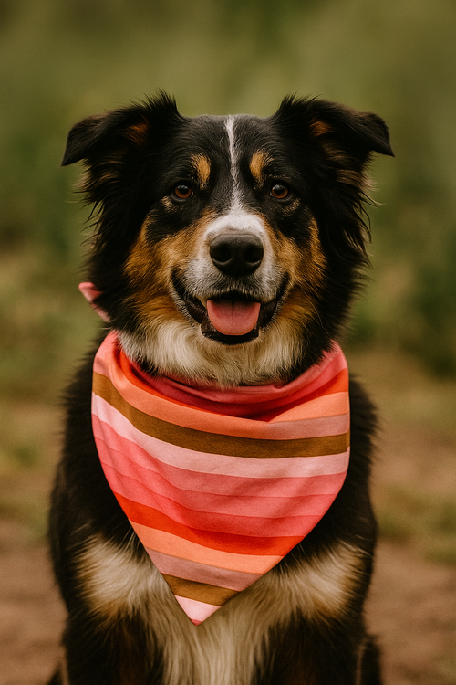 Boho Stripes Dog Bandana